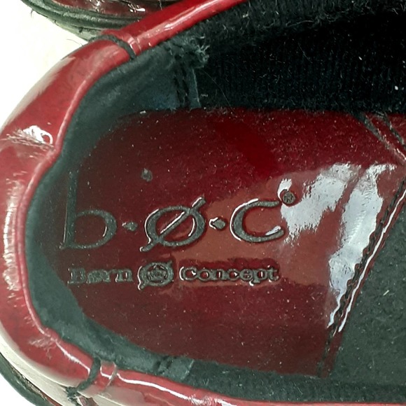 BOC Burgundy Comfort Clogs Man Made Upper Size 38.5 - Picture 5 of 12